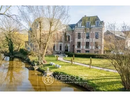 beau chateau d'agrement - parc paysager