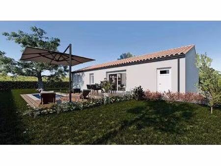 terrain avec maison neuve à vendre
