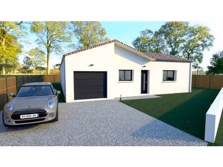 terrain avec maison neuve à vendre