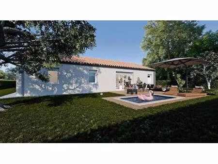 terrain avec maison neuve à vendre