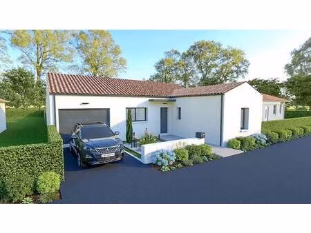 terrain avec maison neuve à vendre