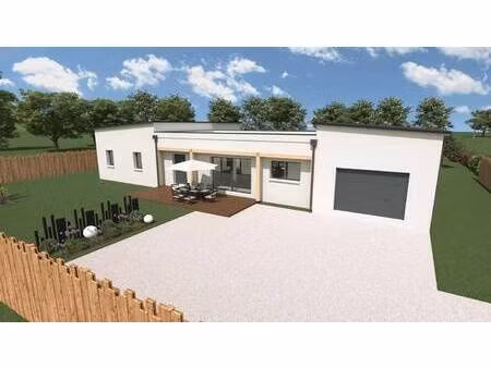 terrain avec maison neuve à vendre