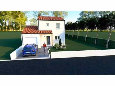 terrain avec maison neuve à vendre