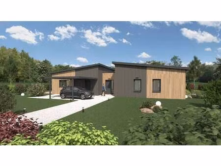 terrain avec maison neuve à vendre