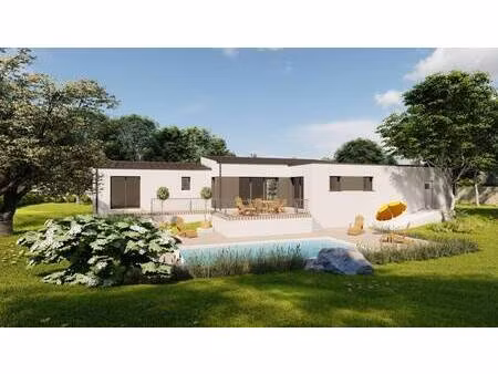 terrain avec maison neuve à vendre