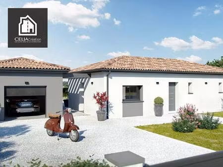 terrain avec maison neuve à vendre