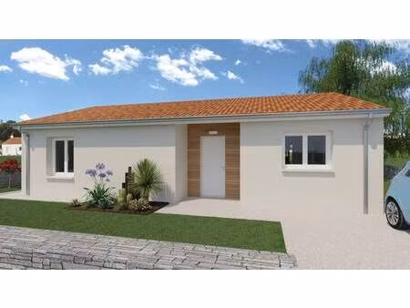 terrain avec maison neuve à vendre