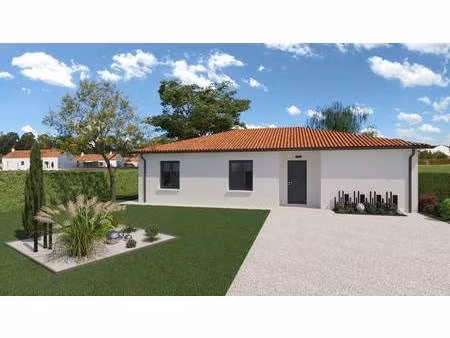 terrain avec maison neuve à vendre