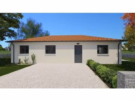 terrain avec maison neuve à vendre