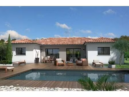 terrain avec maison neuve à vendre