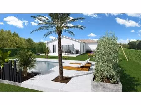 terrain avec maison neuve à vendre