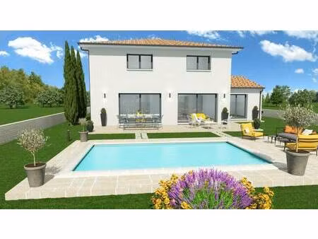 terrain avec maison neuve à vendre