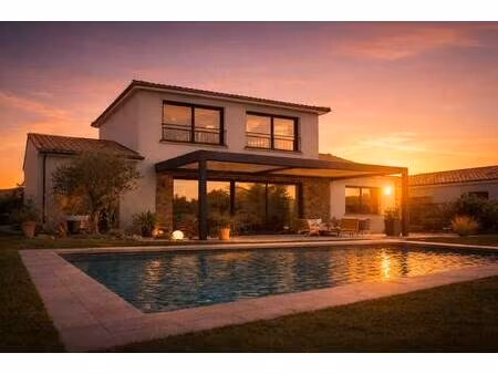 terrain avec maison neuve à vendre