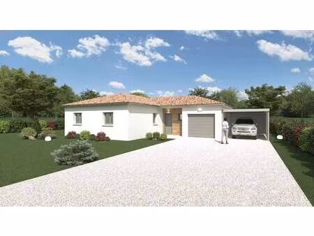 terrain avec maison neuve à vendre