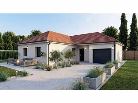 terrain avec maison neuve à vendre