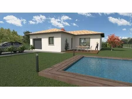 terrain avec maison neuve à vendre