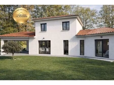 terrain avec maison neuve à vendre