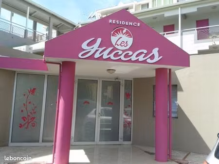 grand studio standing avec parking privé -pointe de la verdure au gosier