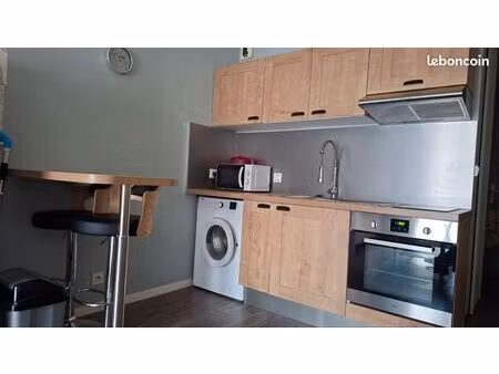 studio rénové + balcon et parking