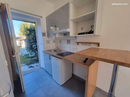 studio meublé sur jardin zola