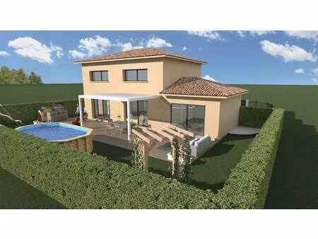 terrain avec maison neuve à vendre