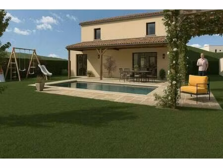 terrain avec maison neuve à vendre