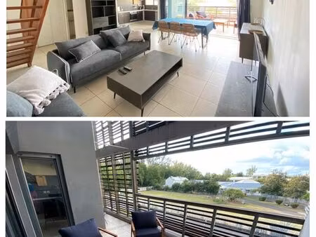 loue appartement t4 duplex étang saint-paul