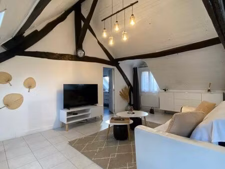 2 pièces meublé renové - 61m2 - 850m gare - lumineux