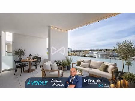 vente appartement 2 pièces 45.5 m² à saint-jean-de-vedas (34430)  249 000 €