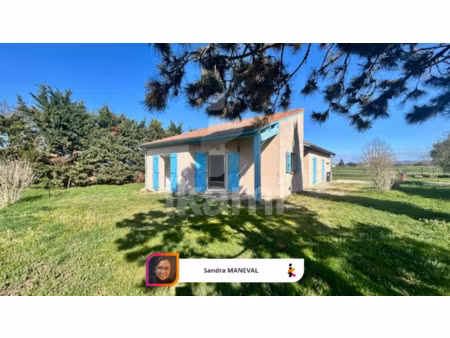 maison plain-pied avec grand terrain