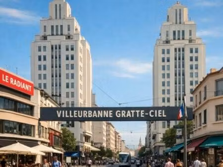 studio de 26 5 m² situé à villeurbanne quartier gratte-ciel