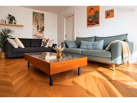 charmant t2 lumineux 41 m² – parking  ascenseur & cave – paris 20