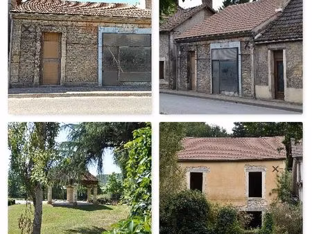 maison en pierre 80m2 + grande cave et combles aménageables  emplacement vue++