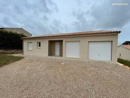 maison neuve de 104 m2 avec garage de 17m2