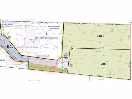 terrain à bâtir - genas centre