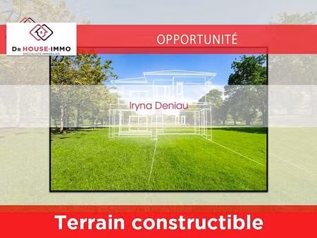 terrain constructible viabilisé à vendre