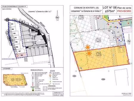 vente terrain à monterfil (35160) : à vendre / monterfil