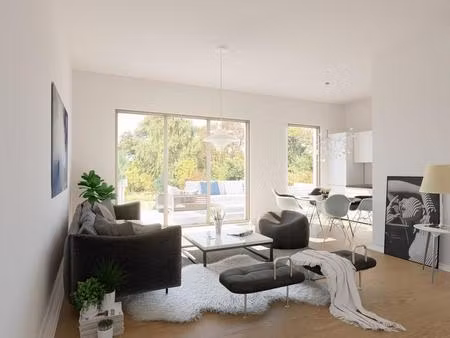 t4 67m2 proche caen - jardin