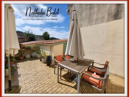 à vendre – charmant appartement 3 pièces avec terrasse à saint-chinian (34)