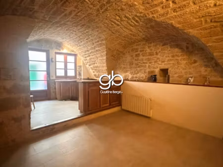 maison de village avec voûte en pierre et cheminée centre