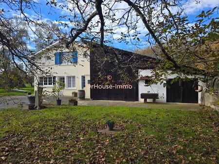 sendets (33690) maison de campagne de 118m² sur plus dun hectare arboré calme absolu et be