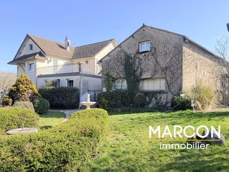 villa avec dépendances et ancien atelier sur beau terrain arboré– fort potentiel
