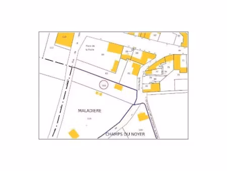 vente terrain à batir 1000 m² à sainte-marie-sur-ouche (21410)  105 000 €