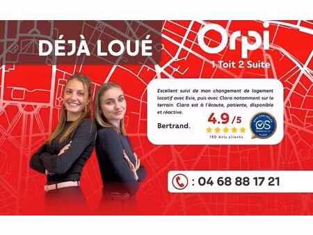 location appartement  m² t-3 à saleilles  780 €