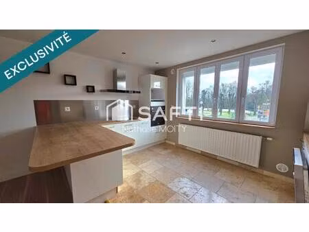 maison t4 à 10 minutes de st-quentin  avec jardin et garage