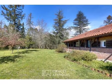 propriété landaise avec gîte dans un parc arboré