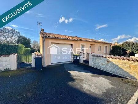 pavillon plain pied 3 chambres et garage a marigny !