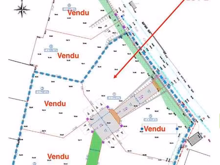 vente terrain à segre (49500) : à vendre / 779m² segre