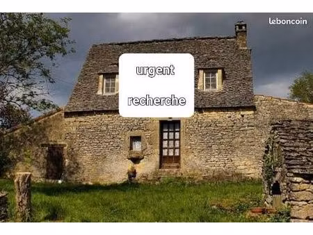 recherche urgente maison