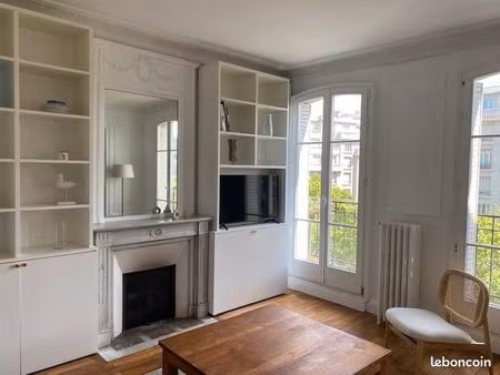 loue appartement 4 pièces  meublé 93m²  paris 16e